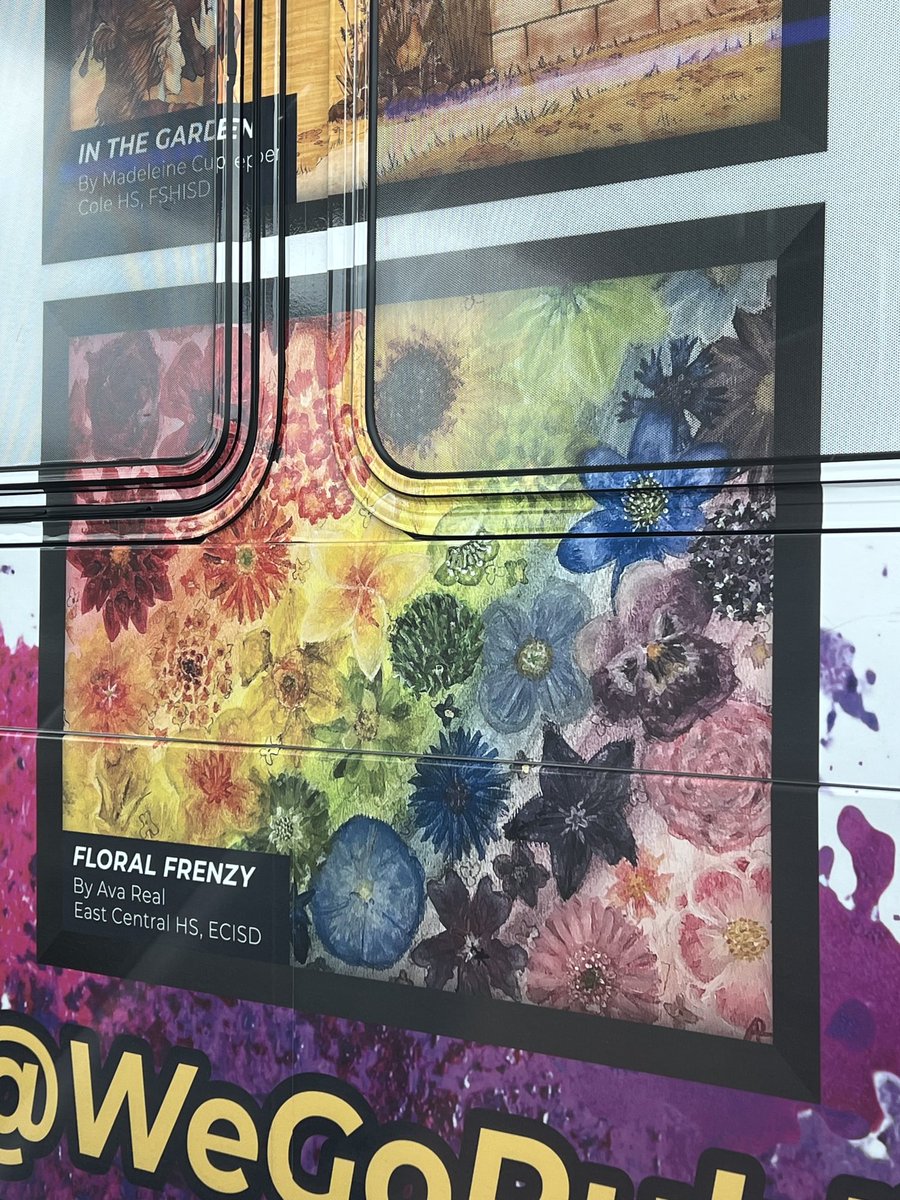 Lisa_A_Hopkins's tweet photo. ⁦@WeGoPublic⁩ .. this artwork was on a VIA bus. Way to go EC!
#ecproud https://t.co/nur3bl6Cdj