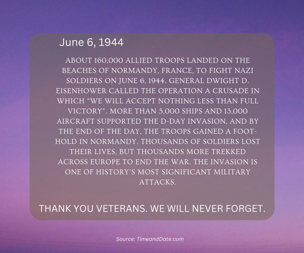 laurenboebert's tweet photo. June 6, 1944 wasn't so long ago. We live free today because of our strong military and the bravery of our troops. https://t.co/5Mg2NNKNT3