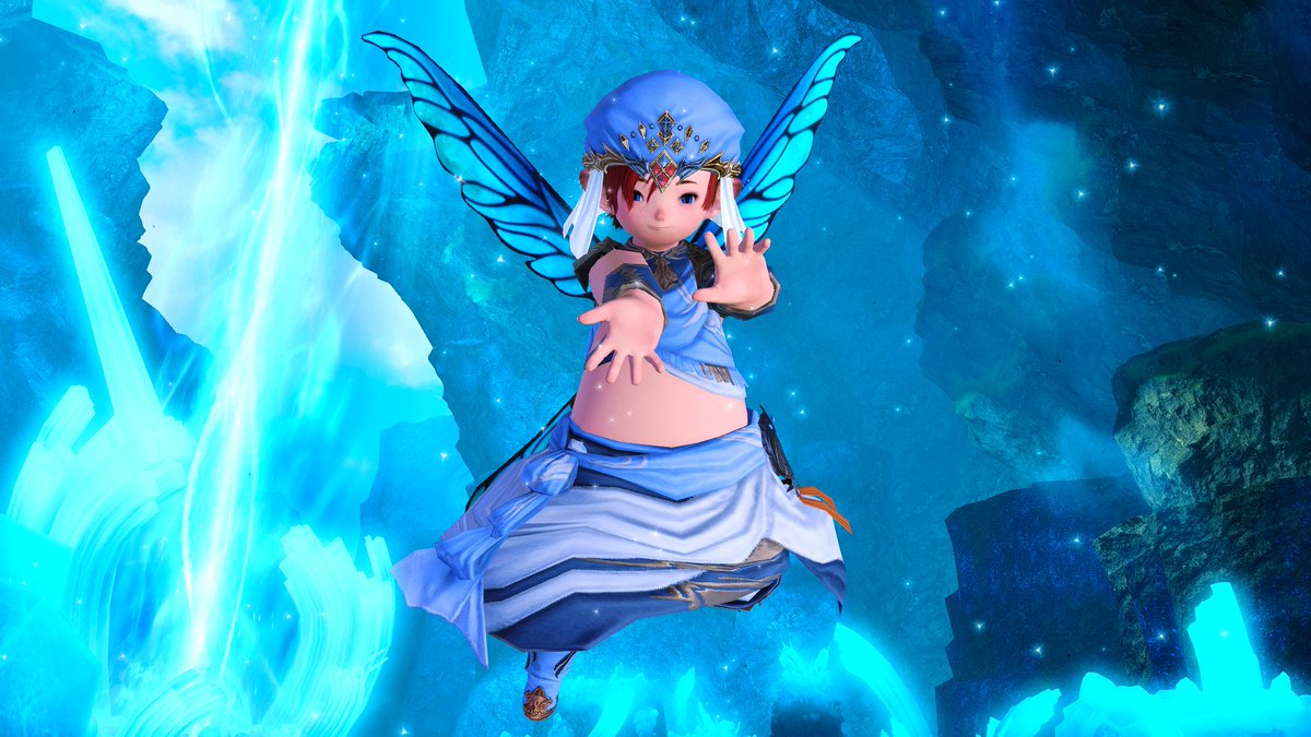 Do not fret Scholars, for your faerie has arrived!
💛🧚💙

#lalafell