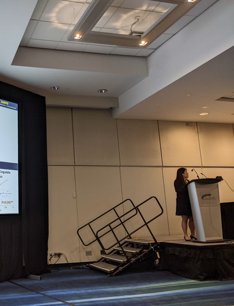 I’m happy to give my first talk in my first in-person #ISMRM about our work on #OEF in #aging and cognitive impairment using #qBOLD modeling 

<a href="/audreypfan/">Audrey Fan</a> #FANLab #UCDavis