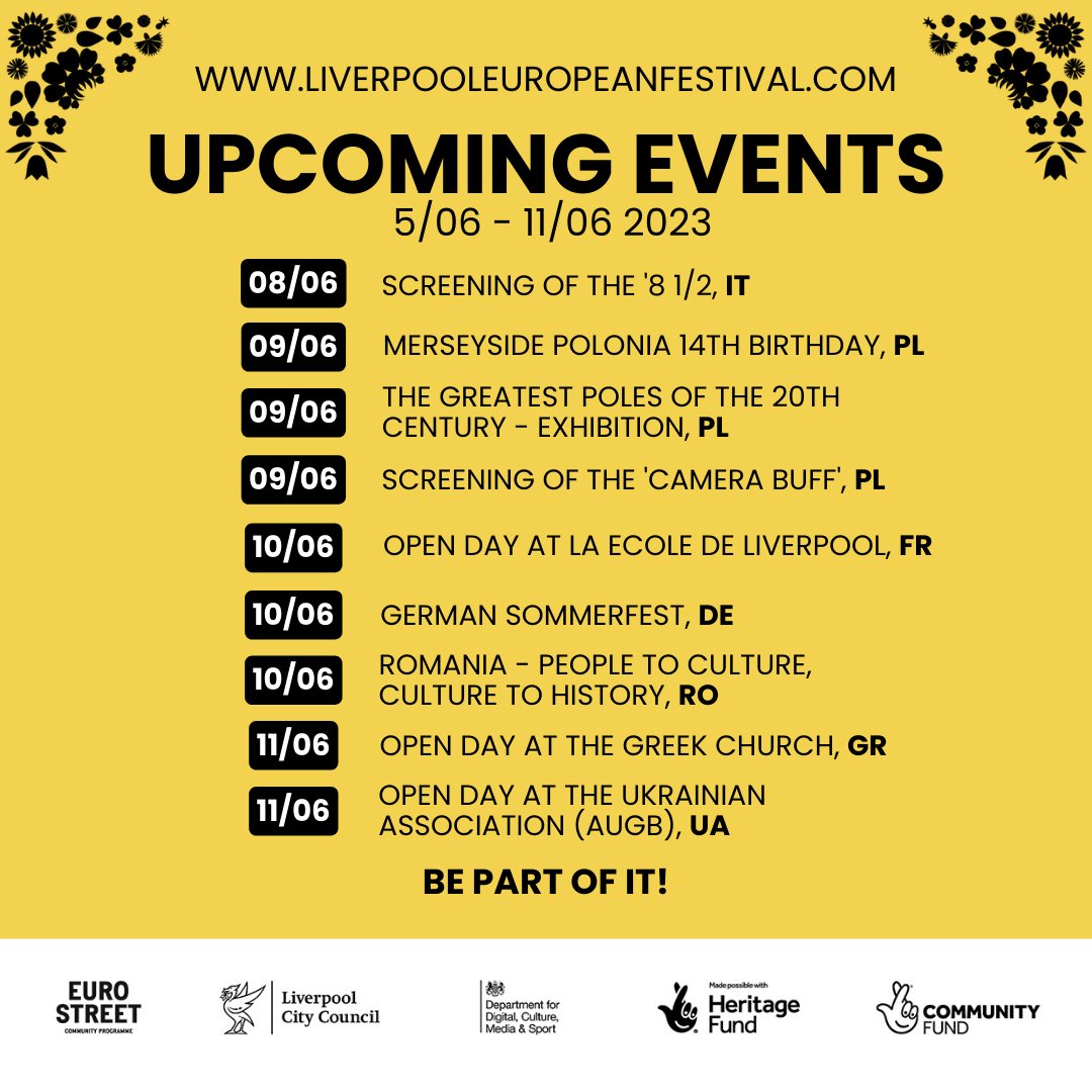 LivEuropeFest's tweet photo. This Friday Poland is taking over the Liverpool European Festival!
- @MerseyPolonia 14th Birthday
- Exhibition about the Greatest Poles of 20th Century
- Screening of 'Camera Buff' by Kieslowski
Be part of it!

@CultureLPool
@lpoolcouncil
@HeritageFundUK
@DCMSgovUK
@TNLComFund https://t.co/tXz9w4L9QO
