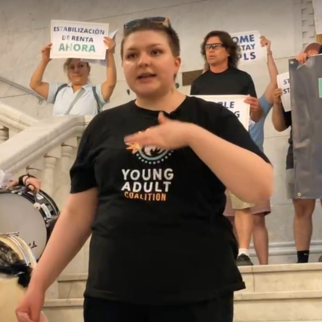 "The majority of Minneapolis voters voted for this...We need our city council members to be willing to negotiate because we need something NOW." Hannah, <a href="/ISAIAHMN/">ISAIAH</a> Young Adult Coalition