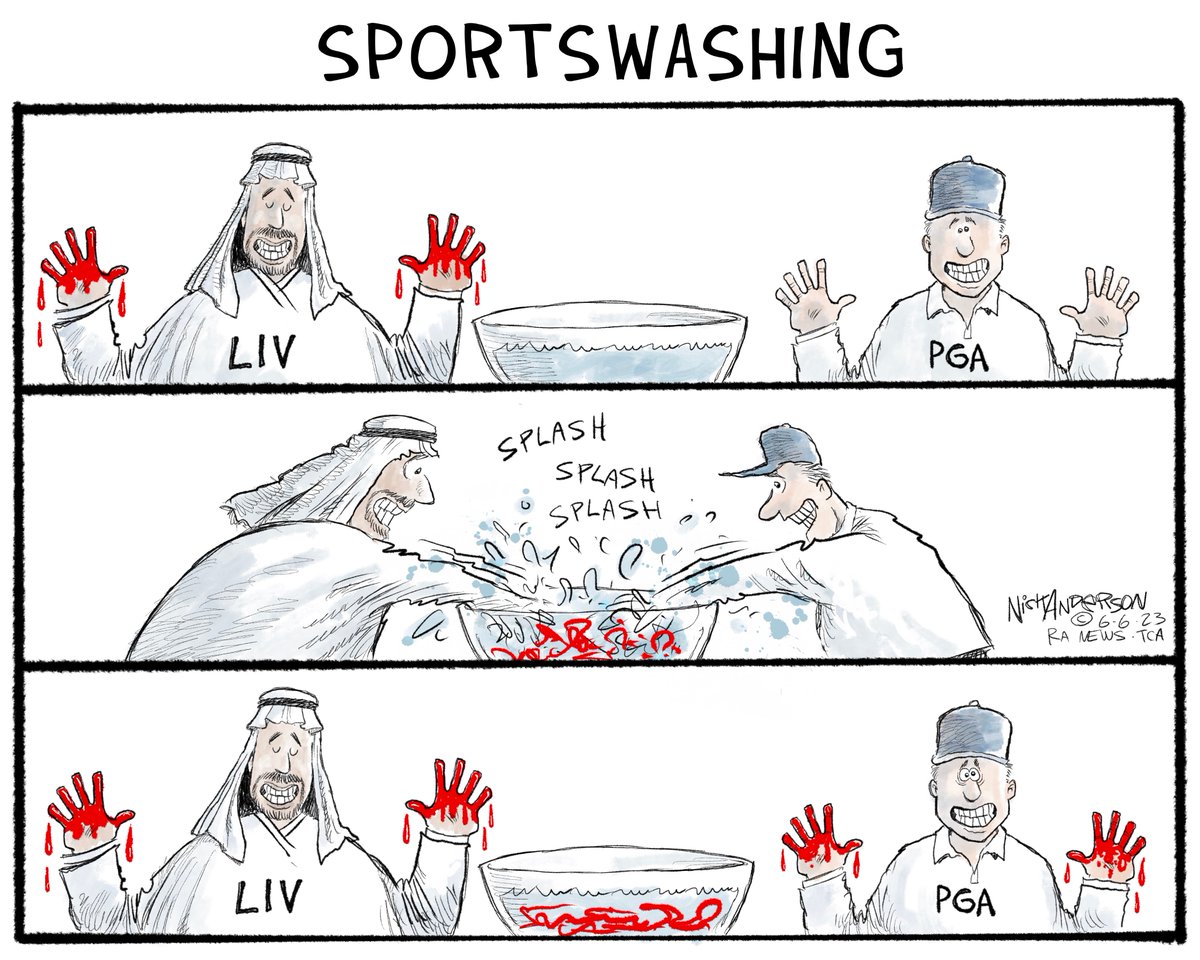 Sportswashing
#PGALIV #sportswashing #LIVGolf