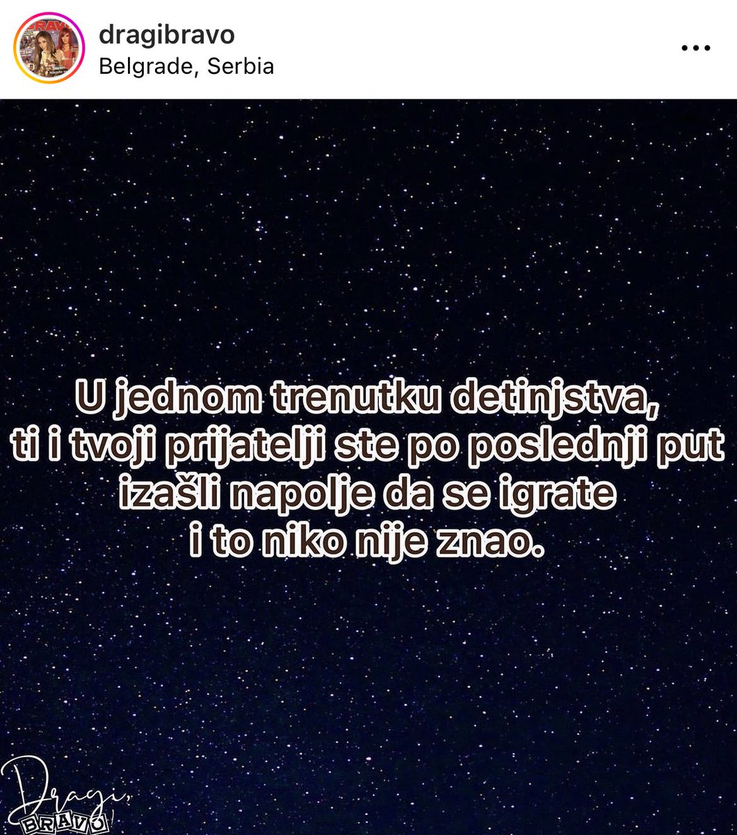 zašto samo mene da dokrajči ovo