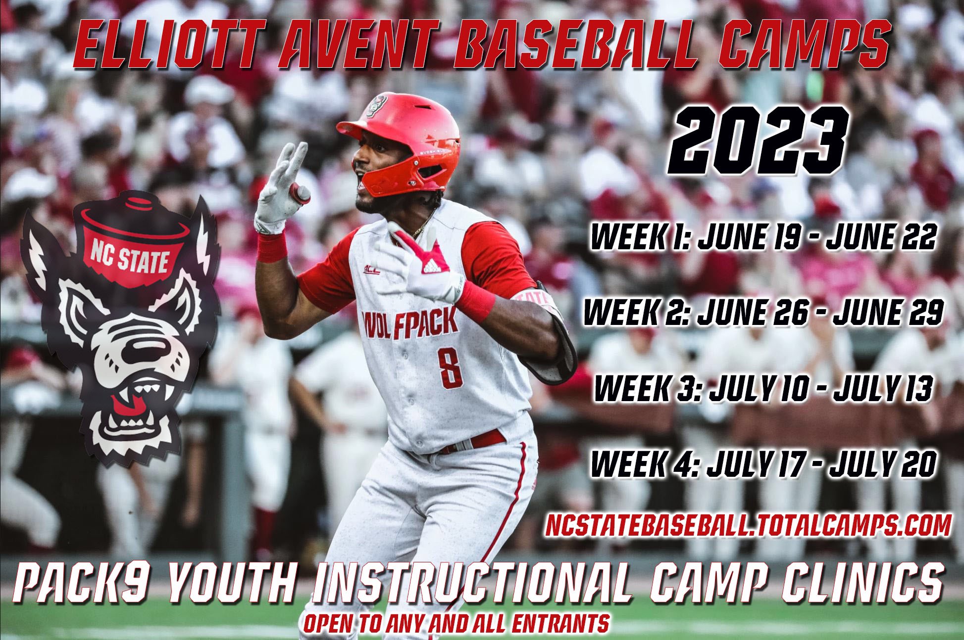 NC State Baseball Camps (EABaseballCamps) / Twitter