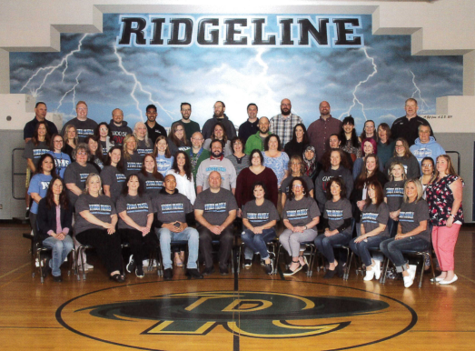 The 2022-2023 Ridgeline Staff picture: Do you recognize any of your current or former teachers, counselors, paras, office professionals, or other staff? #STORMFamily