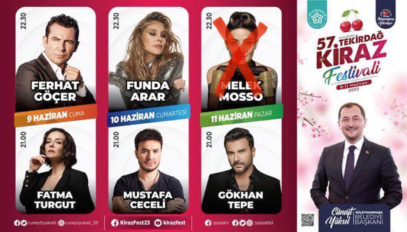 UlamaSerhat's tweet photo. Konseri iptal edilmiş..Bundan sonra ekmeğini yediği ülkenin kabını pisleyene hak ettiğini vereceğiz… https://t.co/xAcjyBx8Ry