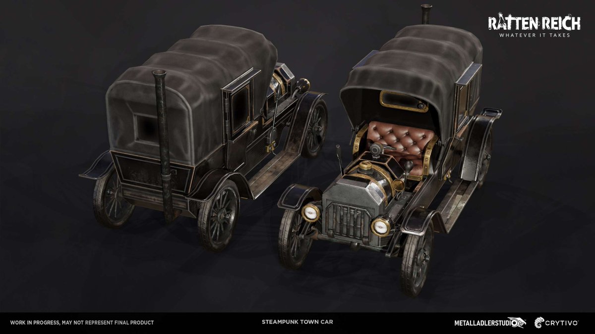 AdlerStudio's tweet image. Cars of civilians for the project RattenReich.