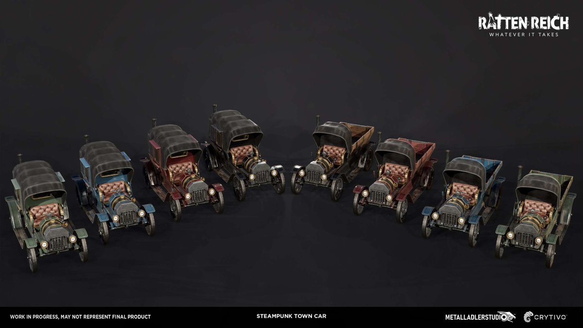 Cars of civilians for the project RattenReich.