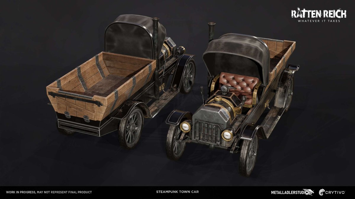 AdlerStudio's tweet image. Cars of civilians for the project RattenReich.