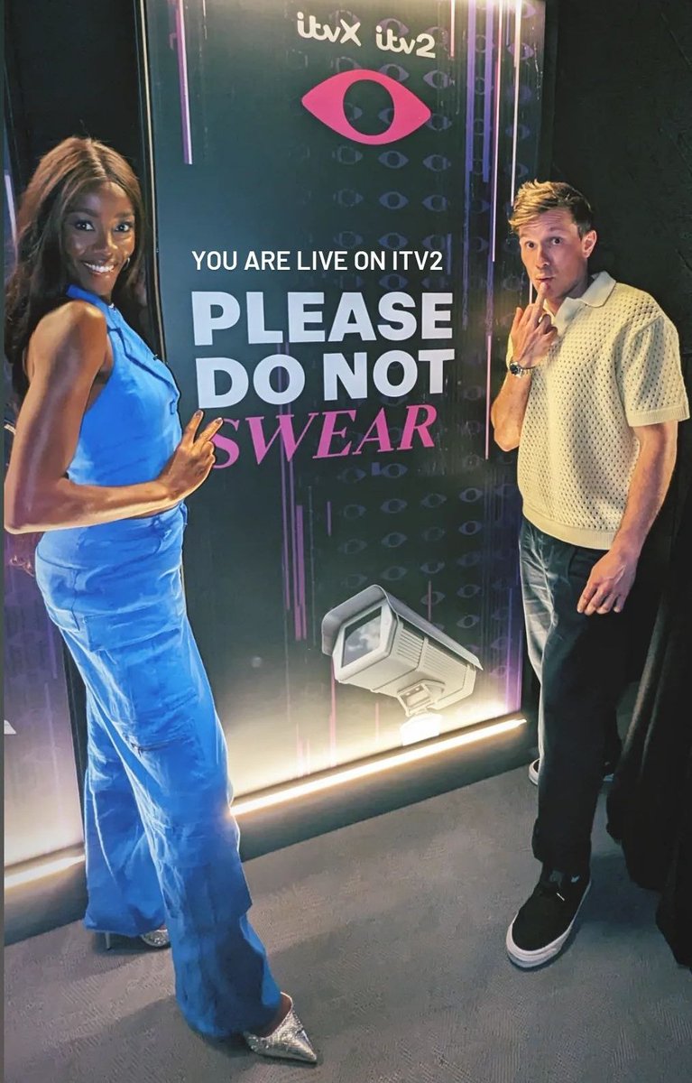 You are LIVE on ITV2

 PLEASE DONT SWEAR!  #BBUK