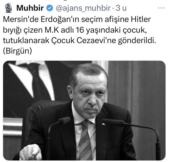 Bir akım başlamıyor… bir sabah her yerde hitler bıyıklı erdoğan olsa mesela