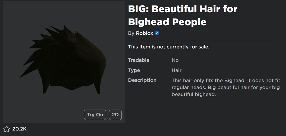 Beautiful Hair for Beautiful People - Roblox