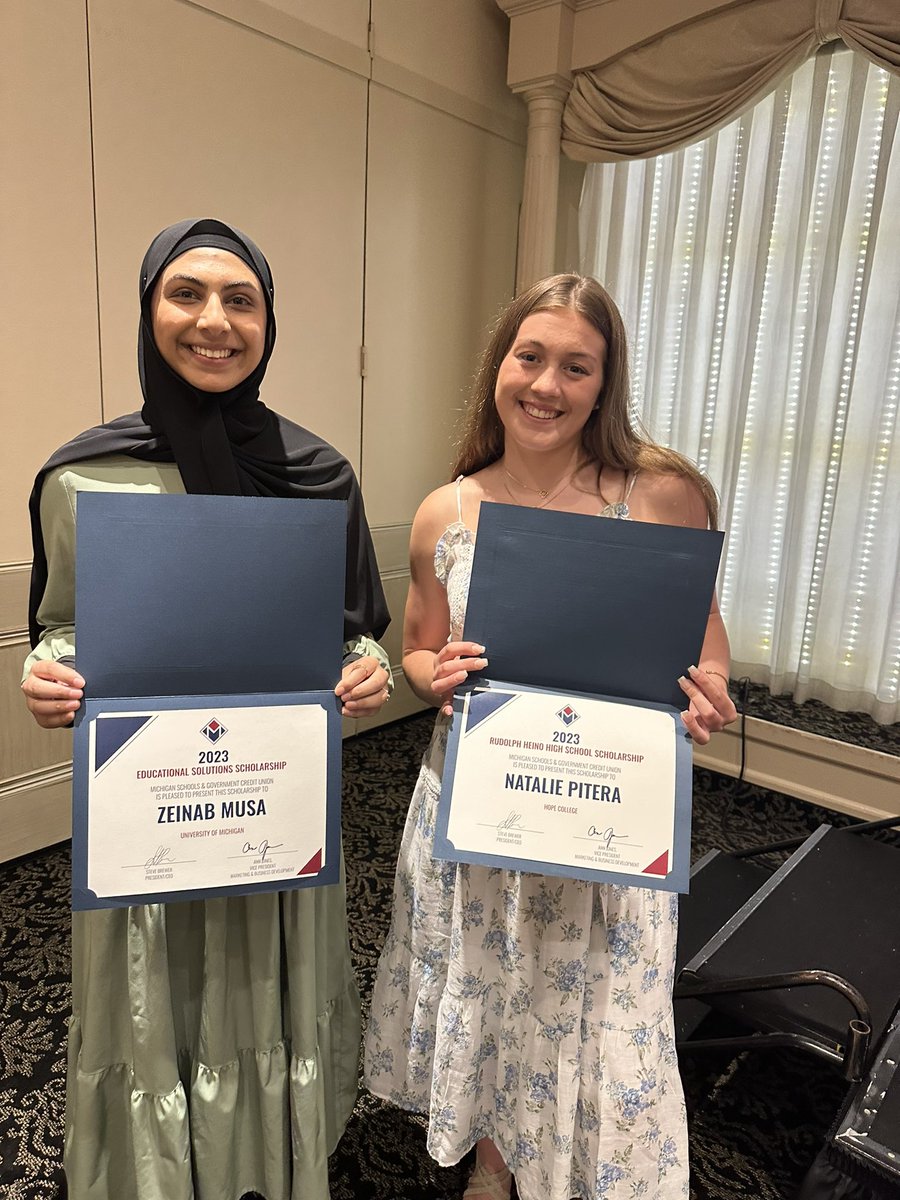 Tressa Pitera (@930_rosebud) on Twitter photo Congratulations to two Livonia Public School 2023 Graduates: Zeinab Musa from Franklin & Natalie Pitera from Stevenson are honorees at the MSGCU Scholarship Award Reception! Congratulations ladies!!! <a href="/LivoniaDistrict/">Livonia Schools</a> <a href="/shs_spartans/">Adlai E. Stevenson High School</a> <a href="/fhspatriots/">Franklin High School</a> Congratulations to two Livonia Public School 2023 Graduates: Zeinab Musa from Franklin & Natalie Pitera from Stevenson are honorees at the MSGCU Scholarship Award Reception! Congratulations ladies!!! <a href="/LivoniaDistrict/">Livonia Schools</a> <a href="/shs_spartans/">Adlai E. Stevenson High School</a> <a href="/fhspatriots/">Franklin High School</a>