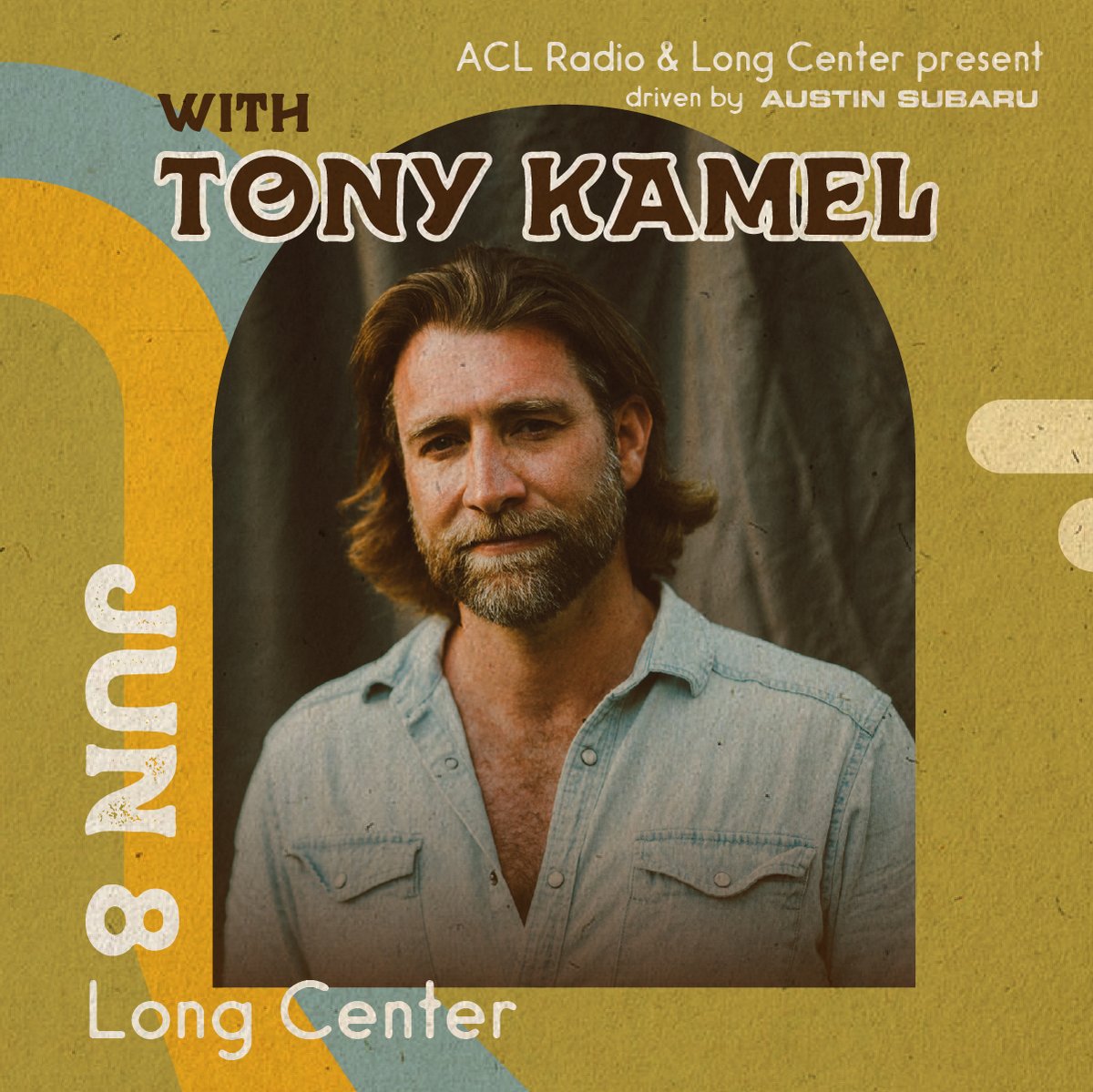 KGSR (@kgsratx) on Twitter photo 📍 Join us at the Drop-In with Melissa Carper & <a href="/tonykamelmusic/">Tony Kamel</a> at <a href="/longcenter/">Long Center</a> this Thursday! Doors open at 6:30PM! ☀
The Drop-In driven by <a href="/AustinSubaru/">Austin Subaru</a>. Supported by United Heritage Credit Union and Lone River <a href="/ranchwater/">Lone River Ranch Water</a>.
You can find more info 👉 acl-radio.com/the-drop-in/ 📍 Join us at the Drop-In with Melissa Carper & <a href="/tonykamelmusic/">Tony Kamel</a> at <a href="/longcenter/">Long Center</a> this Thursday! Doors open at 6:30PM! ☀
The Drop-In driven by <a href="/AustinSubaru/">Austin Subaru</a>. Supported by United Heritage Credit Union and Lone River <a href="/ranchwater/">Lone River Ranch Water</a>.
You can find more info 👉 acl-radio.com/the-drop-in/