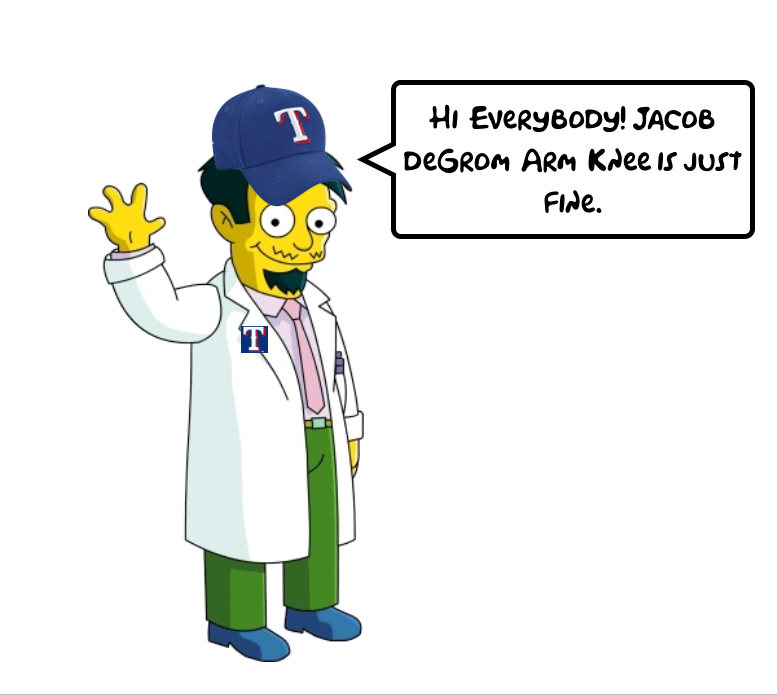 MetsStitches's tweet image. Let's meet the #Rangers ortho doc who looked at #deGrom's medicals before signing off that contract.