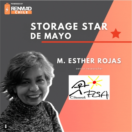 Women+ in Concentrated Solar (@womenconcsolar) on Twitter photo Congratulations Esther Rojas, CIEMAT Senior Researcher, appointed #RENMAD #StorageStar of May! 🔋⭐Thanks for all your work in the industry and for being a reference! 👏
Watch <a href="/WomenConcSolar/">Women+ in Concentrated Solar</a> webinar on TES with an amazing panel of women including Esther! shorturl.at/gjKR6 Congratulations Esther Rojas, CIEMAT Senior Researcher, appointed #RENMAD #StorageStar of May! 🔋⭐Thanks for all your work in the industry and for being a reference! 👏
Watch <a href="/WomenConcSolar/">Women+ in Concentrated Solar</a> webinar on TES with an amazing panel of women including Esther! shorturl.at/gjKR6