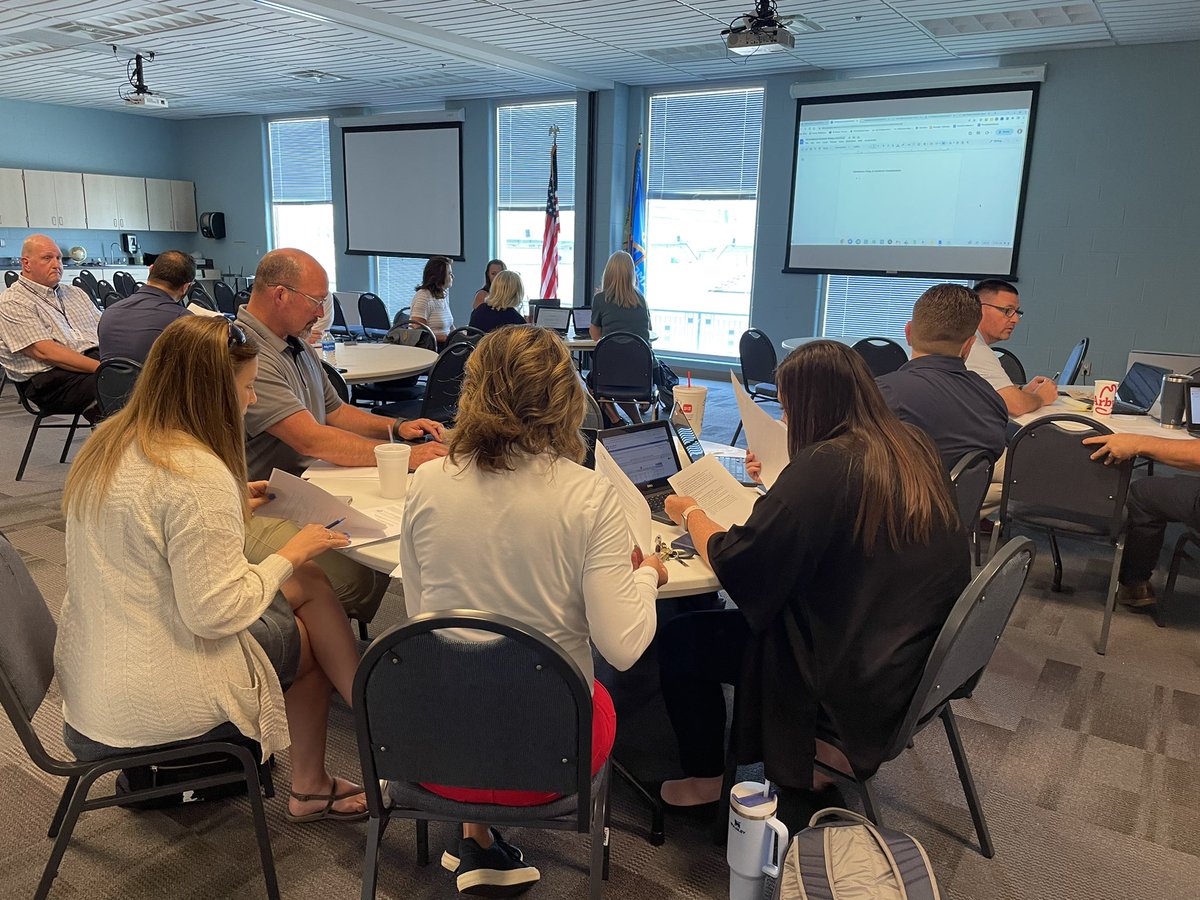 BPS Admins working together to develop systematic solutions to improve student attendance. #BvilleBruWIN