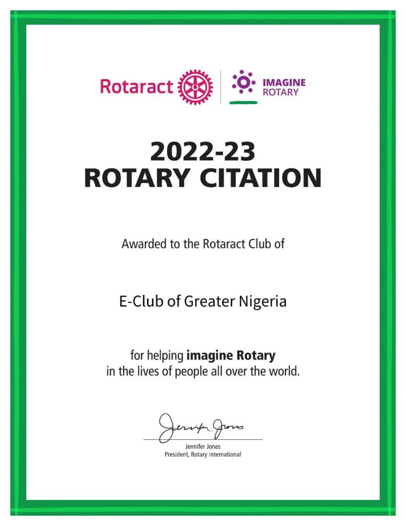 Rotaract9125NG's tweet photo. We also congratulate and celebrate the Rotaract E-club Of Greater Nigeria @raceclub9125
The Rotaract club Federal University of Technology Akure @RotaractFuta who have earned earned a Rotary Citation during the Imagine Rotary year.
👏 👏 👏
#RotaractD9125
#ImagineRotary https://t.co/qff4Ju44dn