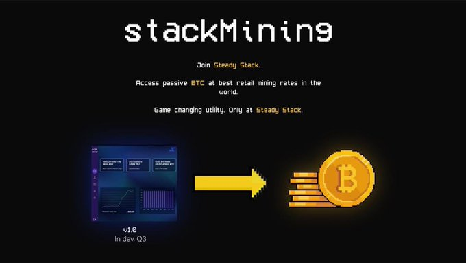 LEGENDS STACK BTC 
<a href="/SteadyStackNFT/">Steady Stack Scam/Rug Victims</a> 

Bitcoin Mining FTW
 #SteadyStack