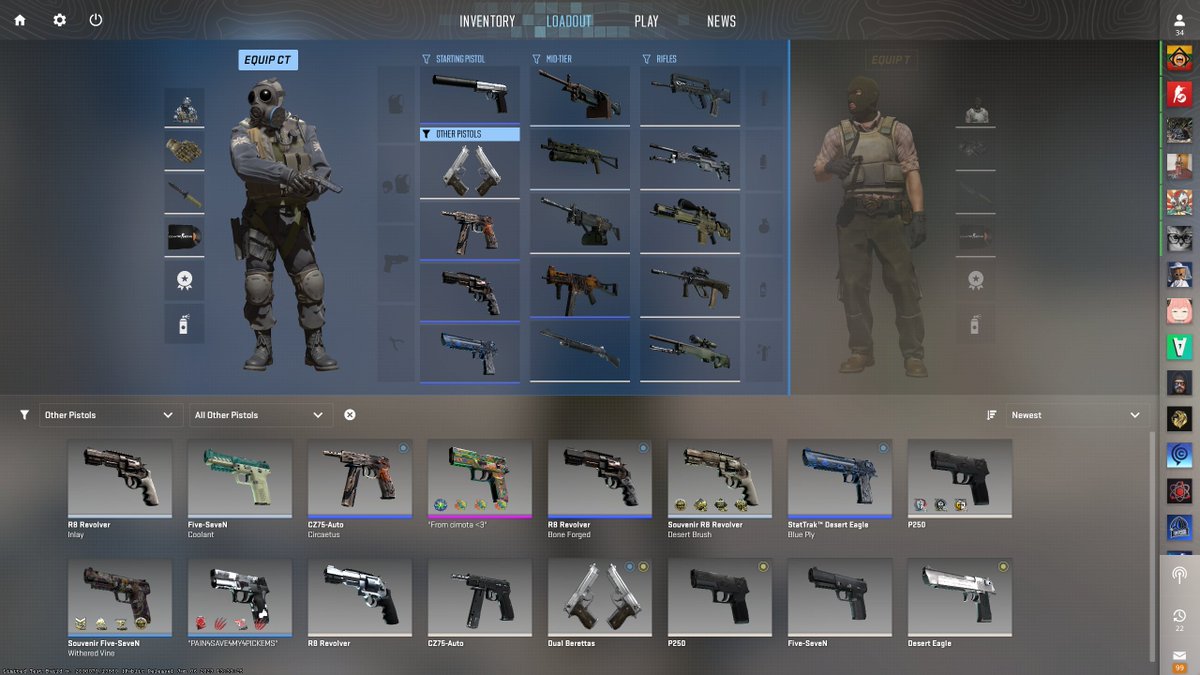 Counter-Strike 2 is about to become an RPG LOL

'What is your Loadout build?'
'Top-10 Loadout builds for CS2'