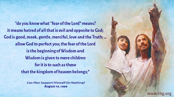 VassulaRyden's tweet photo. Fear of the Lord is one of the gifts of the Holy Spirit. It does not mean to actually "fear" God, but to fear to do evil or anything against God's Goodness! Read this whole message here: https://t.co/cBBaUhe4v6 #HolyFear #FearOfTheLord https://t.co/Rg4z9dSJA4