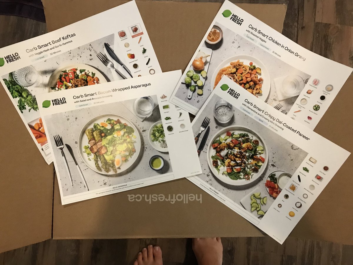 The unwelcome hellofresh has arrived. 😒