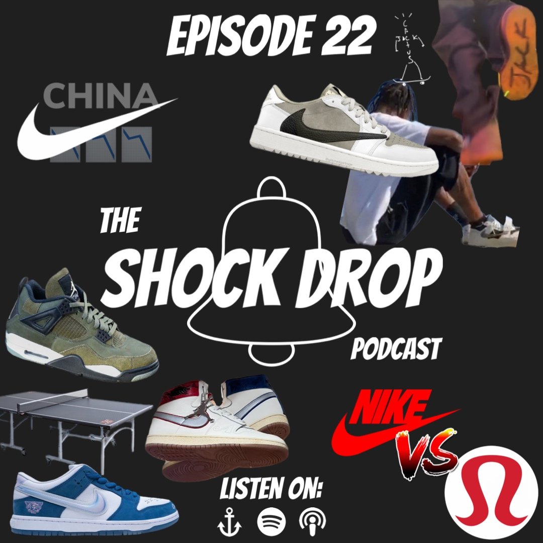 Listen to 🚨 "EPISODE 22: 3 New Travis Shoes, Yeezy Day Recap, Sotheby's 'The Heat' collection, Nike news, and Apple Vison Pro" by The Shock Drop Podcast! 🔔

Spotify: open.spotify.com/episode/4ZHptw…
Apple: podcasts.apple.com/us/podcast/epi…