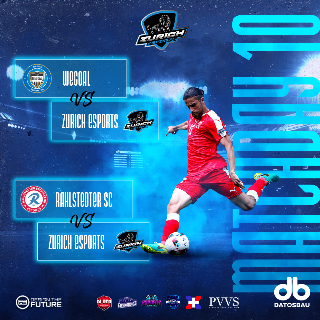 zurich_esports's tweet photo. 🦁 🄼🄰🅃🄲🄷🄳🄰🅈🔟 @bandenkick @lernstiftung
🎮#EAsports #FIFA23 #PʀᴏCʟᴜʙs
🆚 #WeGoal
🆚 @RahlstedteSport
🎥 Yᴏᴜ ᴄᴀɴ ᴡᴀᴛᴄʜ ᴏᴜʀ ɢᴀᴍᴇs ʟɪᴠᴇ ᴏɴ ʏᴏᴜ ᴛᴜʙᴇ ᴘᴀɢᴇ ᴏғ @MagazineClubs: https://t.co/6Nb3e2B03t https://t.co/uRPF8z8o9q