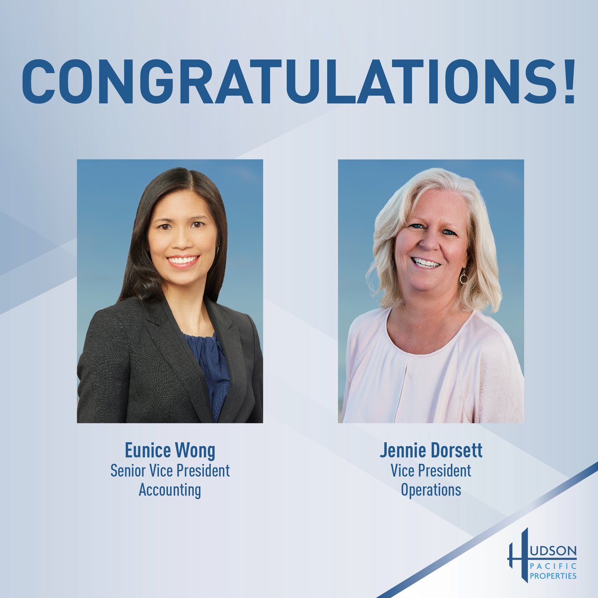 Congratulations to our SVP, Accounting, Eunice Wong and our VP, Operations, Jennie Dorsett for being named GlobeSt.com’s 2023 Women of Influence! 👏 🎉