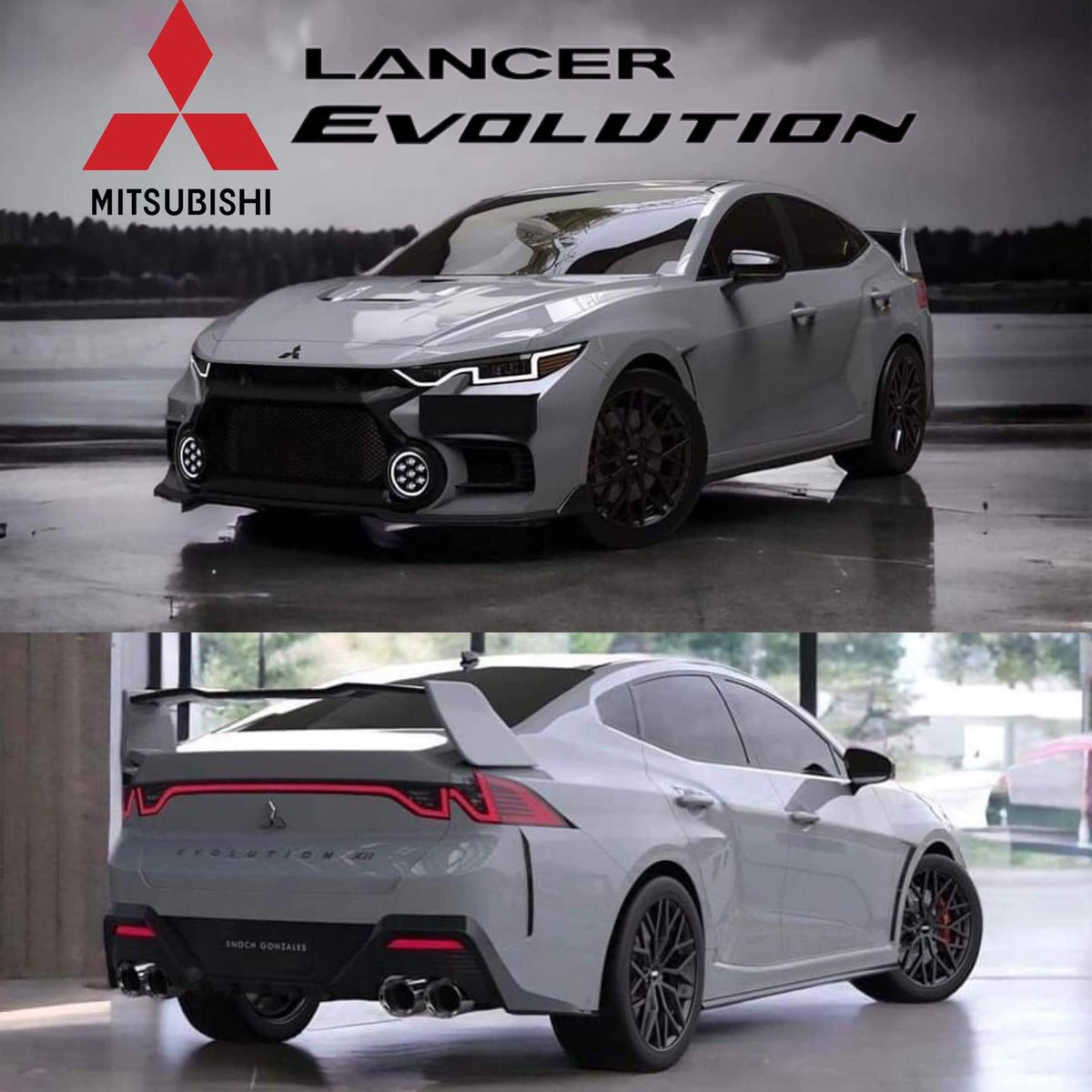 Mitsubishi Lancer Evo XI Render