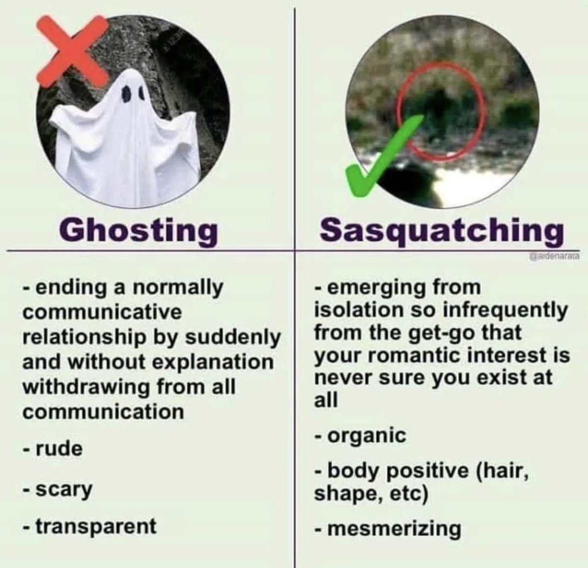 Don't be a douche. Be a squatch.