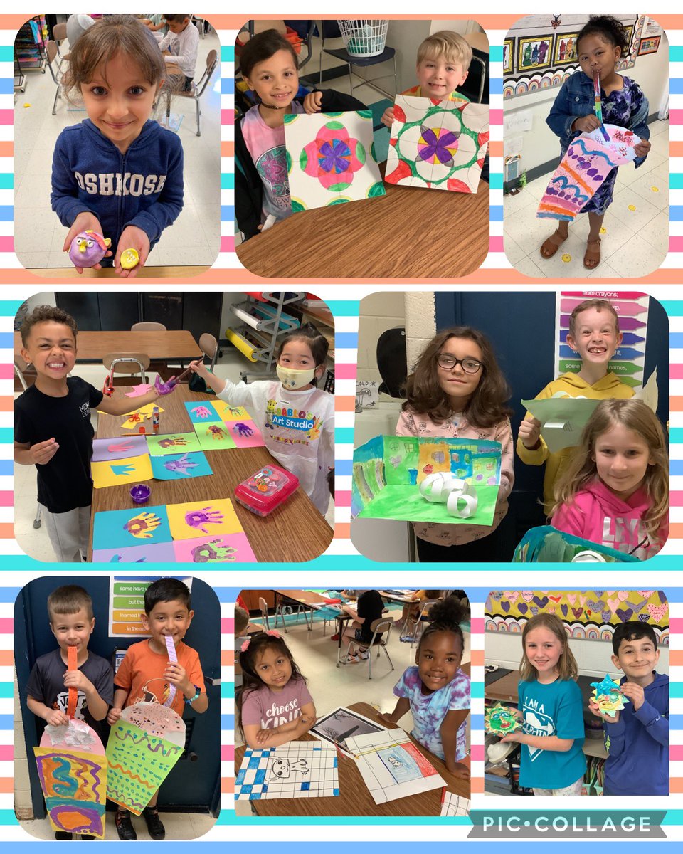 It’s been a busy last trimester! I am always in awe of my talented Ss and the wondrous masterpieces they create! So proud! 🥰 @OSD135 @OrlandCenter @ParkSchool135 #lovinart