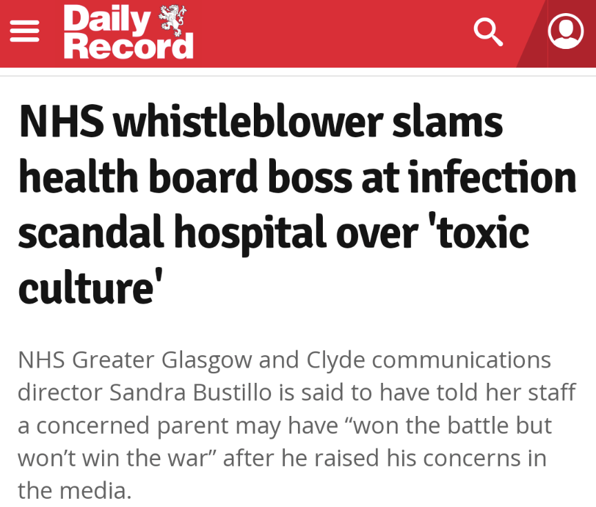 'The same toxic culture exists within Children's Hearings Scotland. Instead of engaging with those  who have spoken out about malpractice, deceit & bullying within CHS, CHS goes all out to destroy the reputation of the individual complaining' @scotgov  @ScotGovFM @VolWeekScot