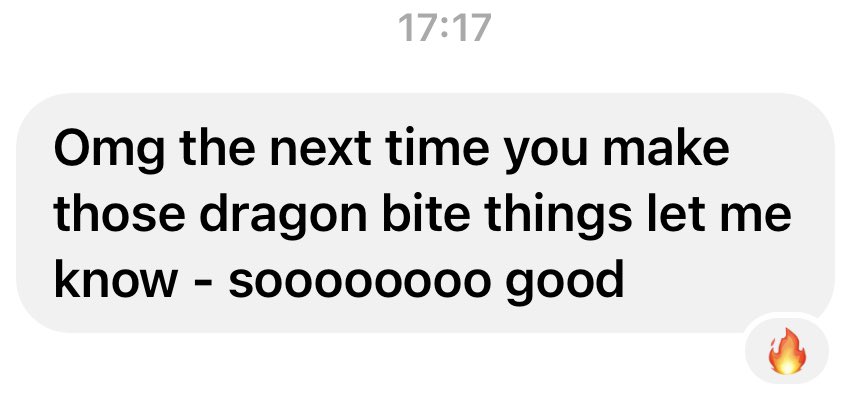 Another local coming in hot - you see, people read “dragon bites” and they don’t know what that is… 

Until they get their hands on a dragon bite or two… 

And then it’s GAME OVER. 

Quirkncodonuts.com 🍩🐉🔥

#FeedTheDragon