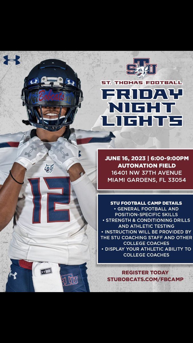 CoachDrewDavis's tweet photo. 10 Days away!! Get signed up & come be a part of a great opportunity to compete & get evaluated under the lights in front of multiple staffs.
🏈🌴 #ShowUp2ShowOut https://t.co/BcUEzsvLUF