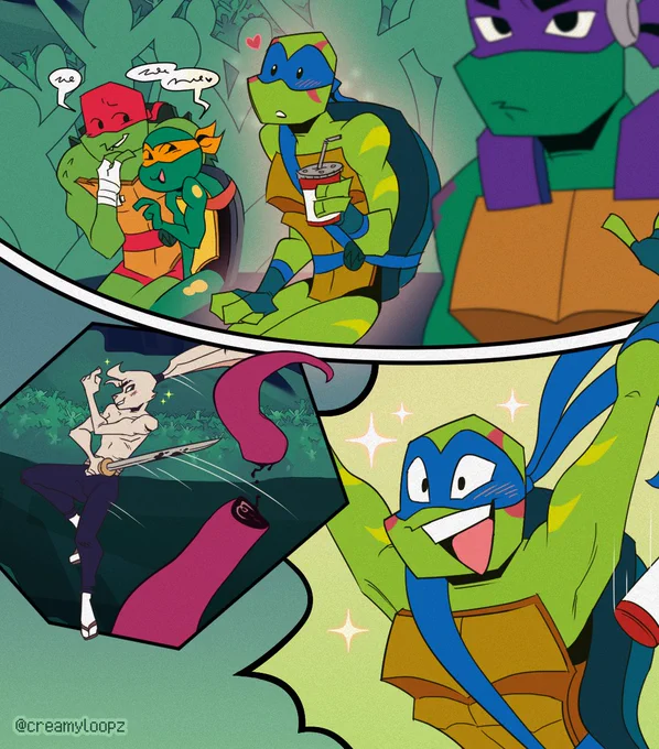 hey i'm back :)  is the rottmnt fandom still alive?  i really need to catch up and finish some old WIPs  and HAPPY PRIDE MONTH!!  #leosagi #samurairabbit #yuichiusagi #usagi #usagichronicles #TMNT #rottmnt #UnpauseRiseoftheTMNT #rottmntleo #Leo