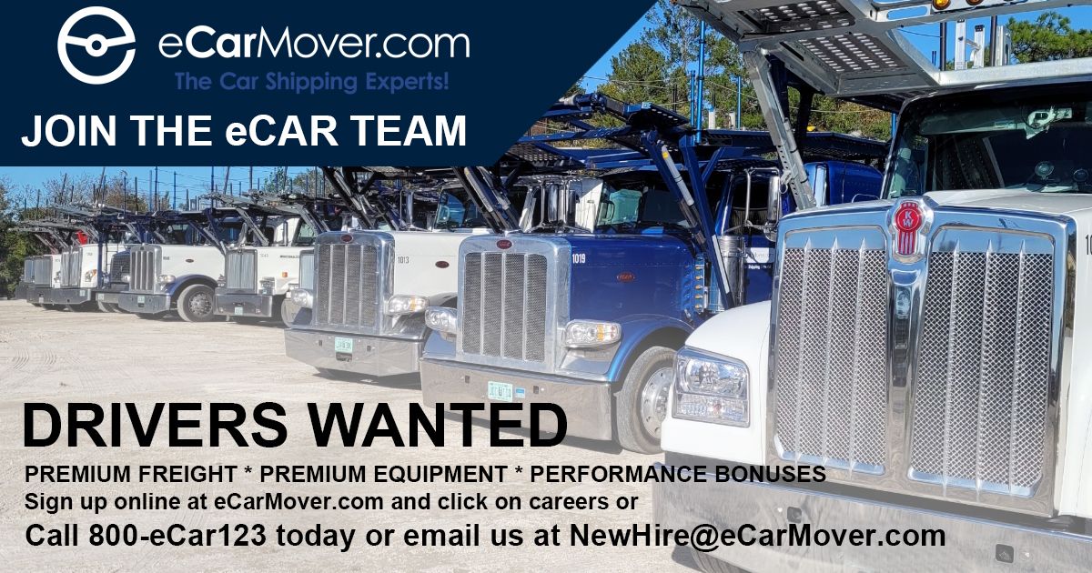 We are hiring professional #carhauler #drivers Premium Freight / Premium Equipment Performance 💰💹 Bonus Sign up on line lnkd.in/e8PT6EU8 ☎ 1-888-eCar-1234 📩 NewHire@ecarmover.com