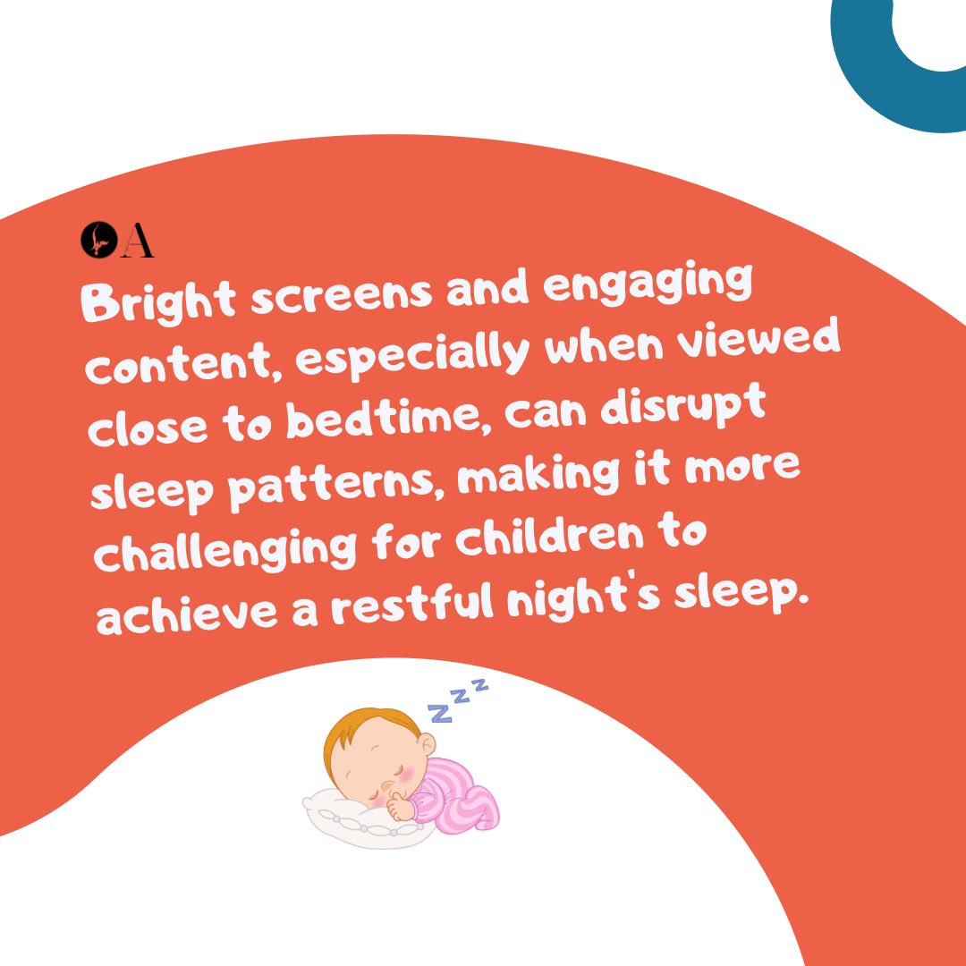 TheHasankiHaya's tweet image. Bright screens and engaging content, especially when viewed close to bedtime, can disrupt sleep patterns, making it more challenging for children to achieve a restful night's sleep. 💤
#SleepDisruption #BedtimeRoutines #ParentingTips #SleepAwarenessMonth