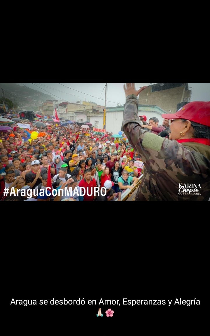 #Martes #6Junio  #AraguaConMaduro   @NicolasMaduro @Soykarinacarpio