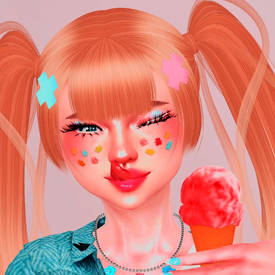 Sofft_Neko_Sims on Twitter "Ice cream dream Nami 🍦😘 CAS challenge 