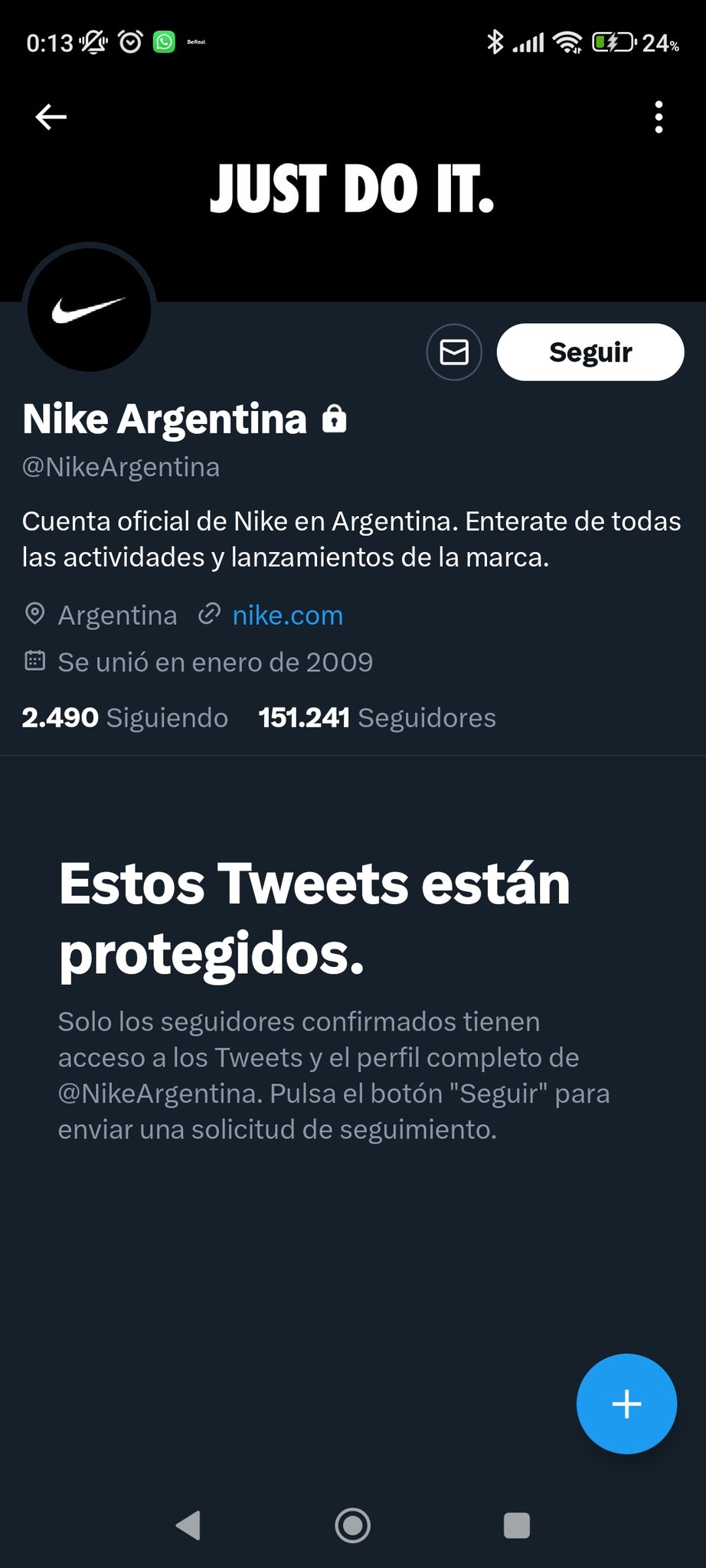 Nike 2025 argentina twitter