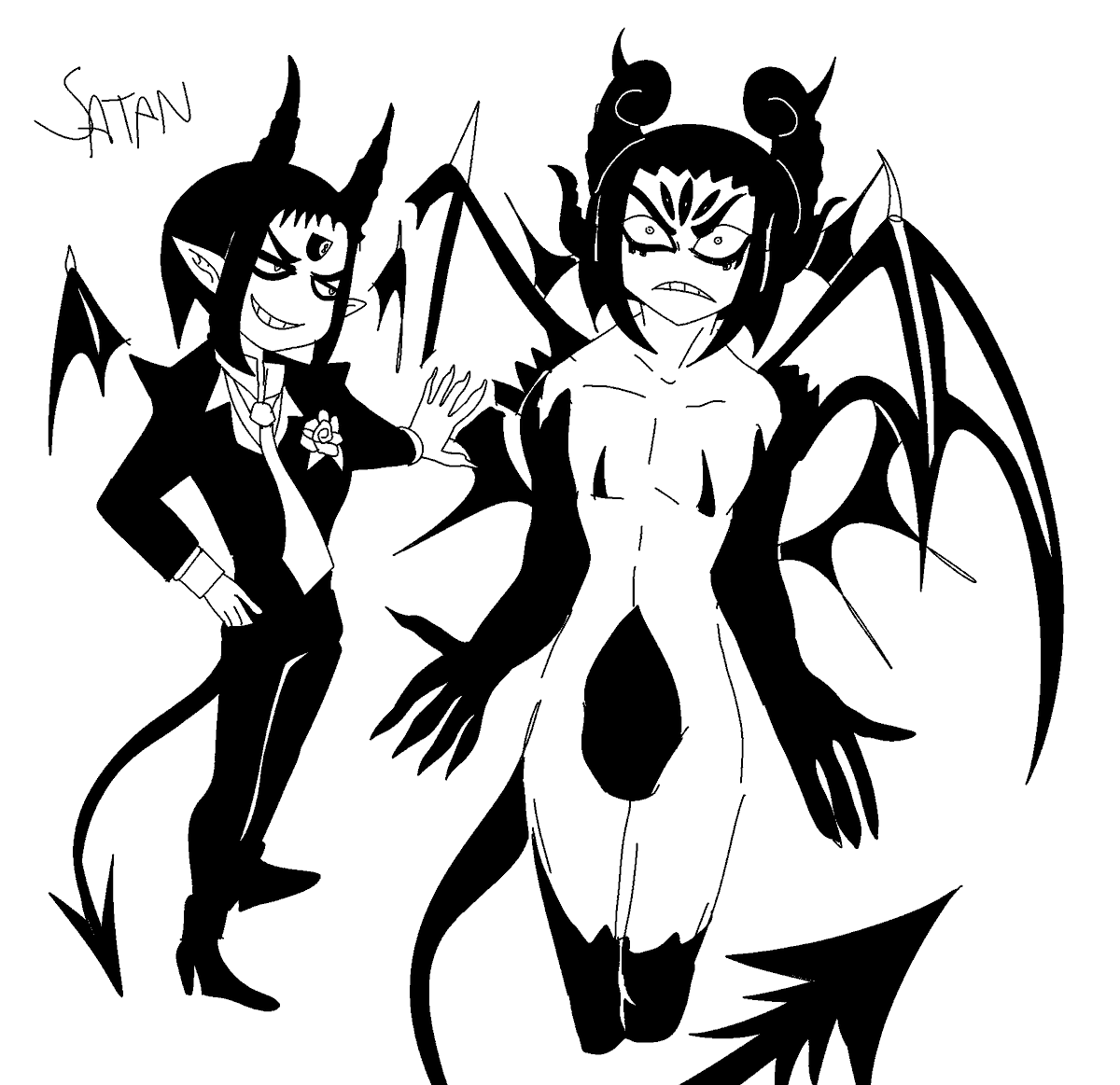 SweetsNeptune's tweet photo. SATAN RKGK.
(No nude or genital content. It's just bodymarks all over the body.)
#HellCasino #oc #AfterDeath https://t.co/5tfKmPBIkk