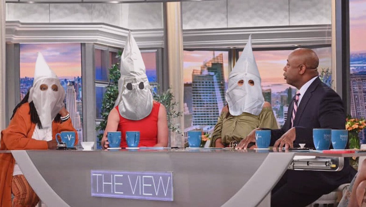 'The View' Hosts Wear Klan Hoods To Prove Tim Scott Wrong About America's Racial Progress buff.ly/3qkuzpV