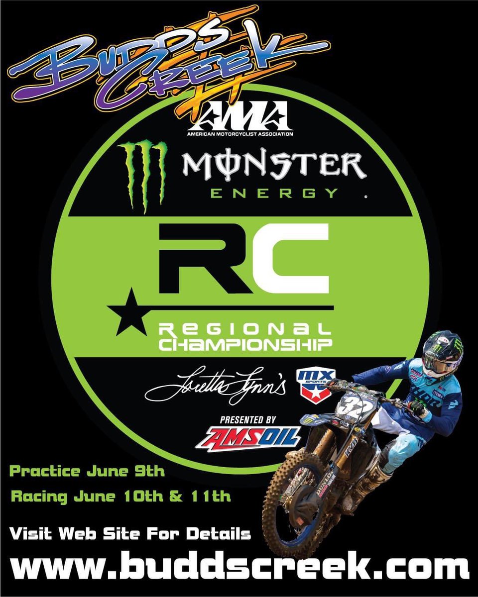 I will be at Budds Creek MX this weekend for the Loretta Lynns Regional Championships. Come join me and se some great Amateur Racers compete.