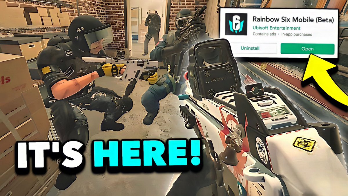 DATA DE LANÇAMENTO do RAINBOW SIX MOBILE #rainbowsixmobile