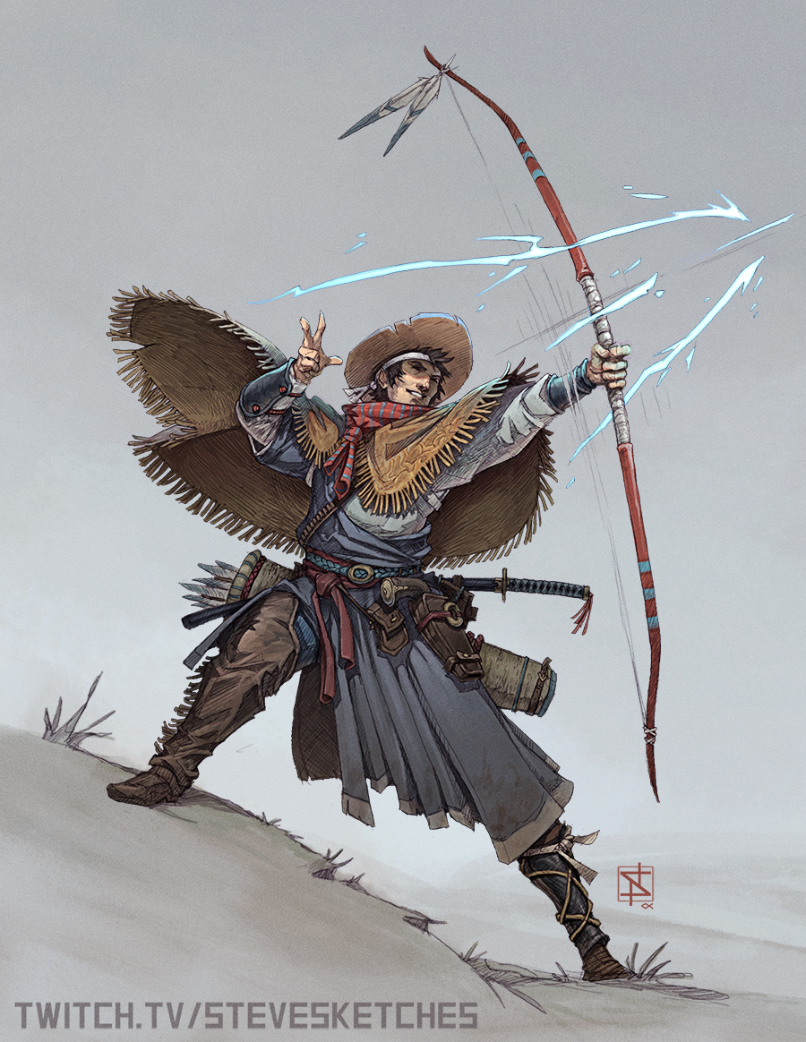 And finished!  See you Samurai Cowboy!!