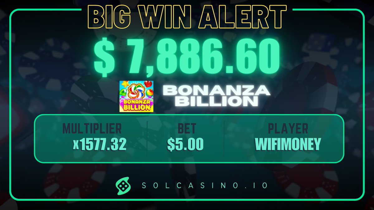 Just a casual x1577.32 ‼️

Try your luck maybe? 🎰