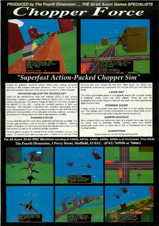 OldTechAdverts's tweet photo. Helicopter simulation with a large map and challenging game play. If you have a top score, you could enter it for prizes.
https://t.co/SfvFFsdkKJ
#bbcacorn #retrogaming https://t.co/A66UR3nDch