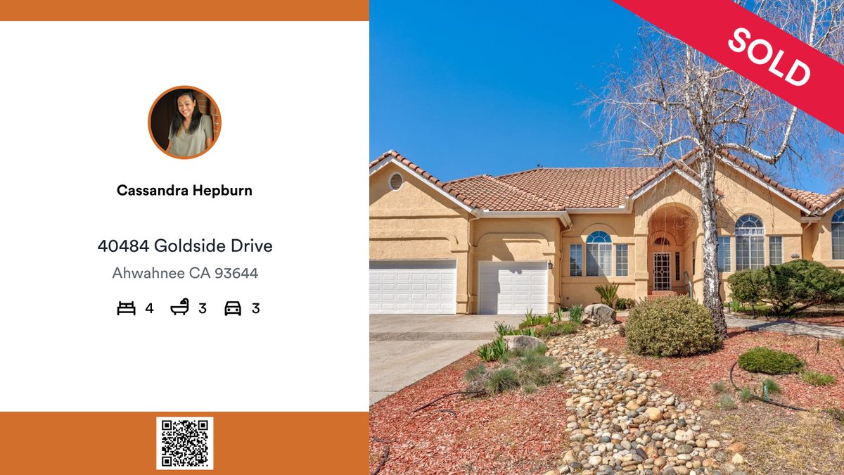 cassandrahep's tweet photo. 🛌 4 🛀 3 🚘 3
📍 40484 Goldside Drive, Ahwahnee, CA, 93644

My latest sale on RateMyAgent.
 02172911
https://t.co/mYkUKtbLZT

...
#ratemyagent #realestate #California https://t.co/ZuedJwqaV1